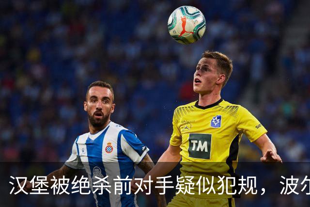 汉堡被绝杀前对手疑似犯规，波尔津质疑裁判尺度